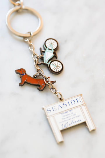 Seaside Florida Icon Dangle Keychain The Seaside Style