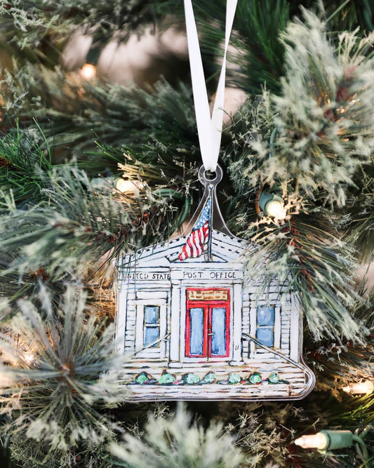 Seaside Florida Post Office Acrylic Ornament The Seaside Style