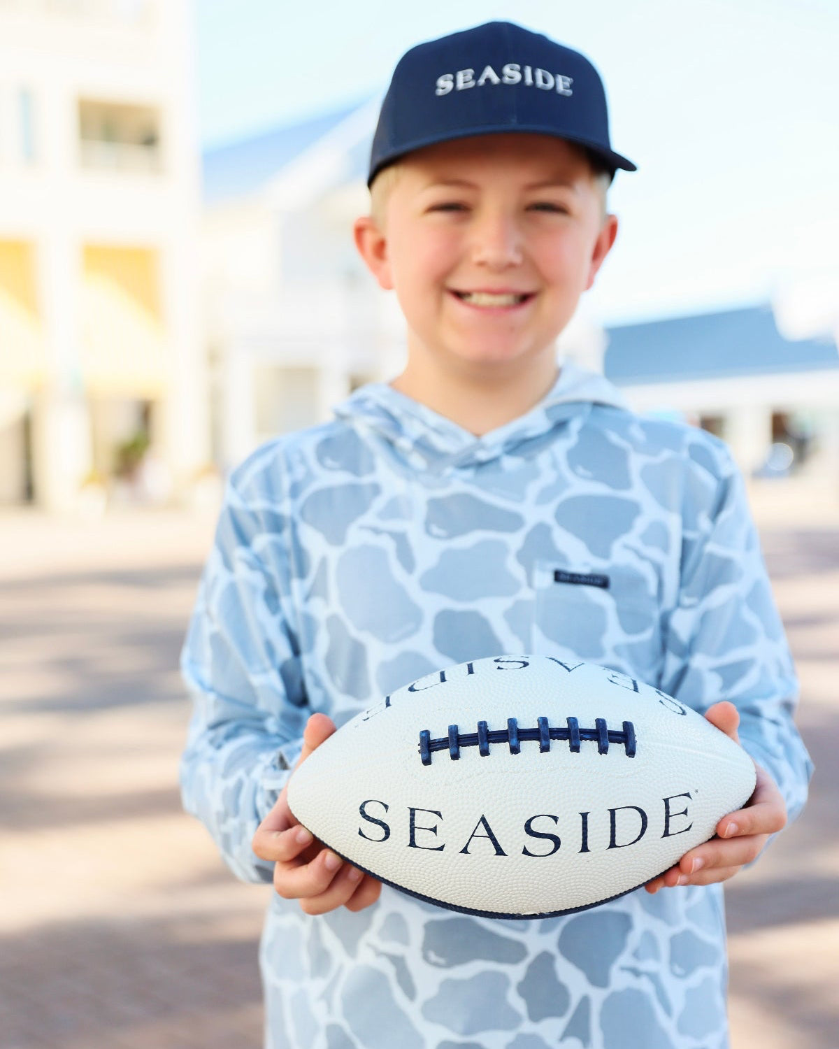 Seaside Junior Football Navy and WHite