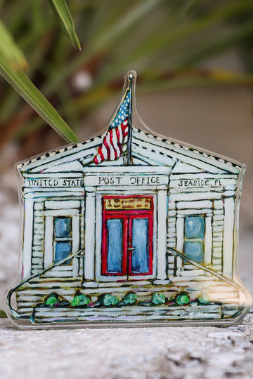 Seaside Post Office Acrylic Shelfie large 