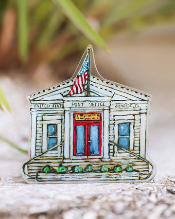 Seaside Post Office Acrylic Shelfie Mini