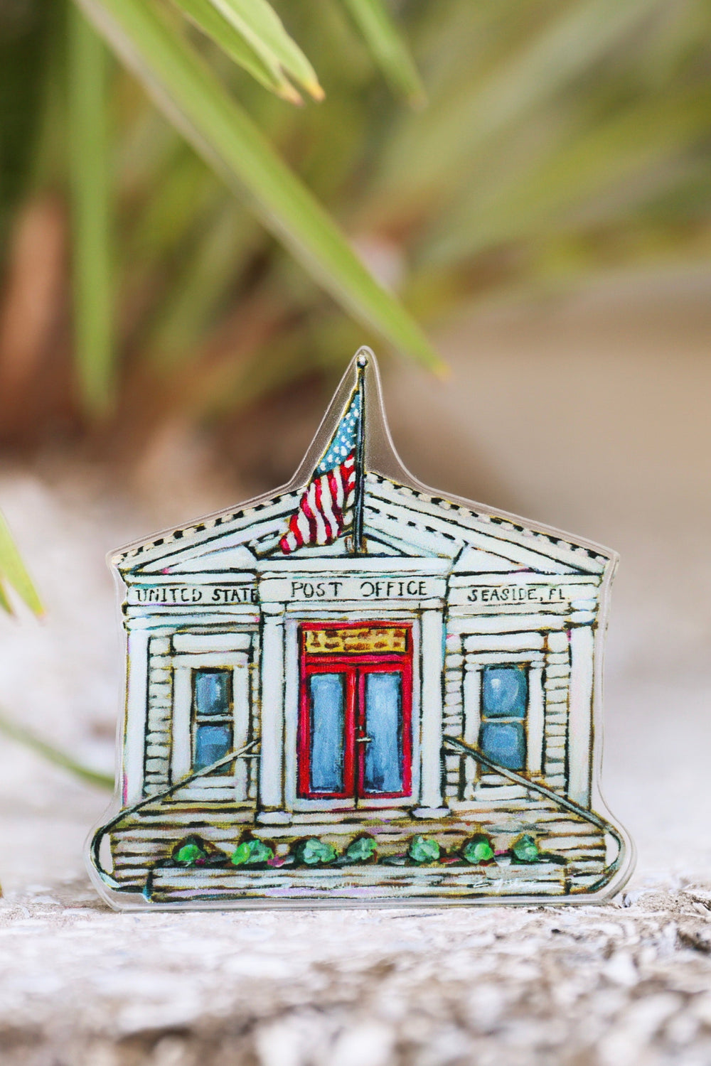 Seaside Post Office Acrylic Shelfie Mini