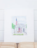 Seaside Post Office Print