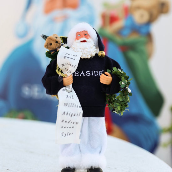 Seaside Santa in Navy Seaside Sweater