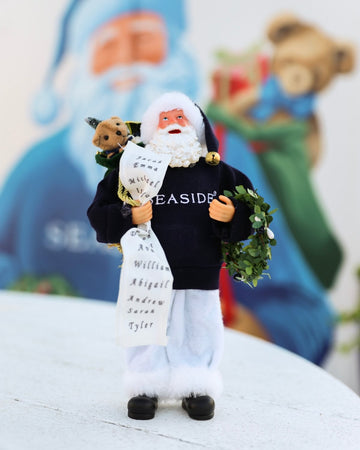 Seaside Santa in Navy Seaside Sweater