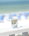 Clear Seaside Shot Glass