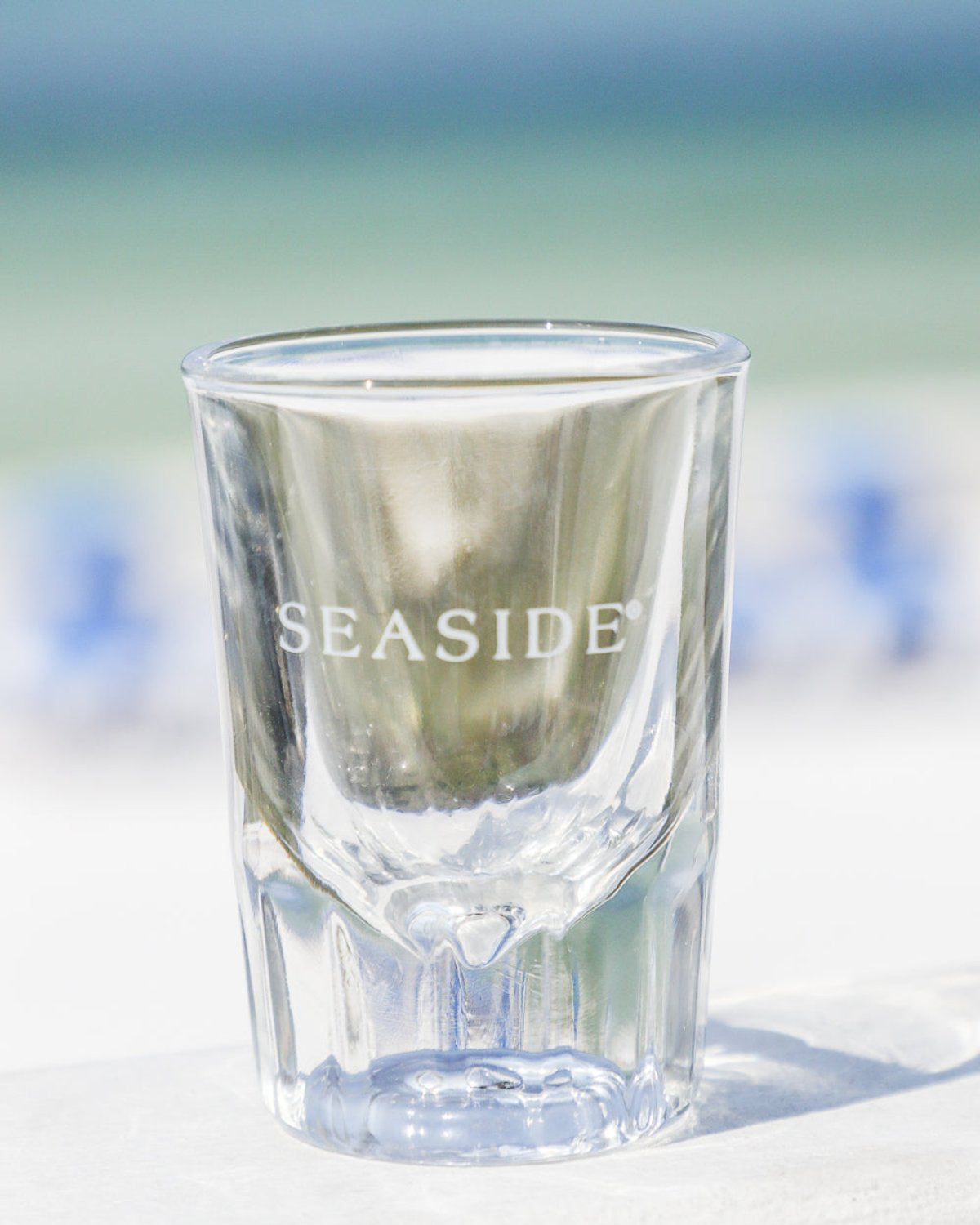 Clear Seaside Shot Glass