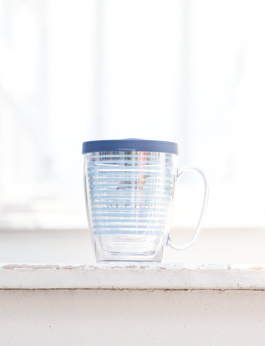 Seaside Stripe Tervis Mug with Lid