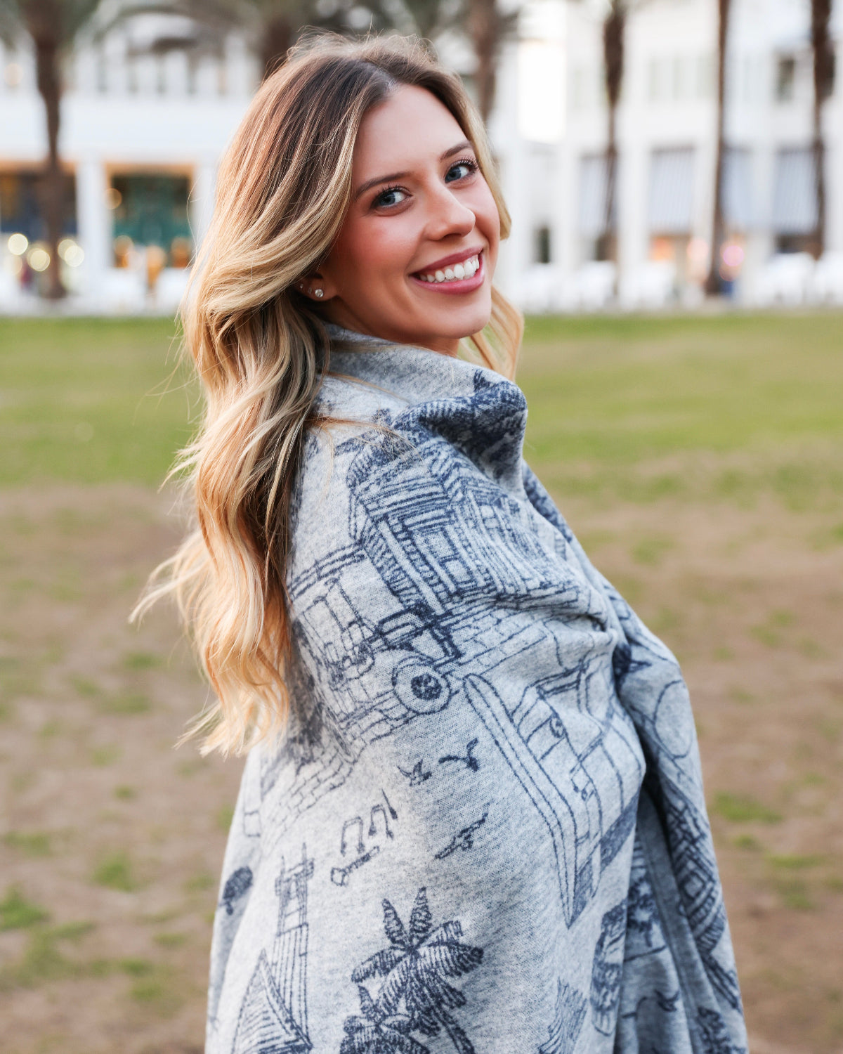 Seaside Toile Lightweight ChappyWrap