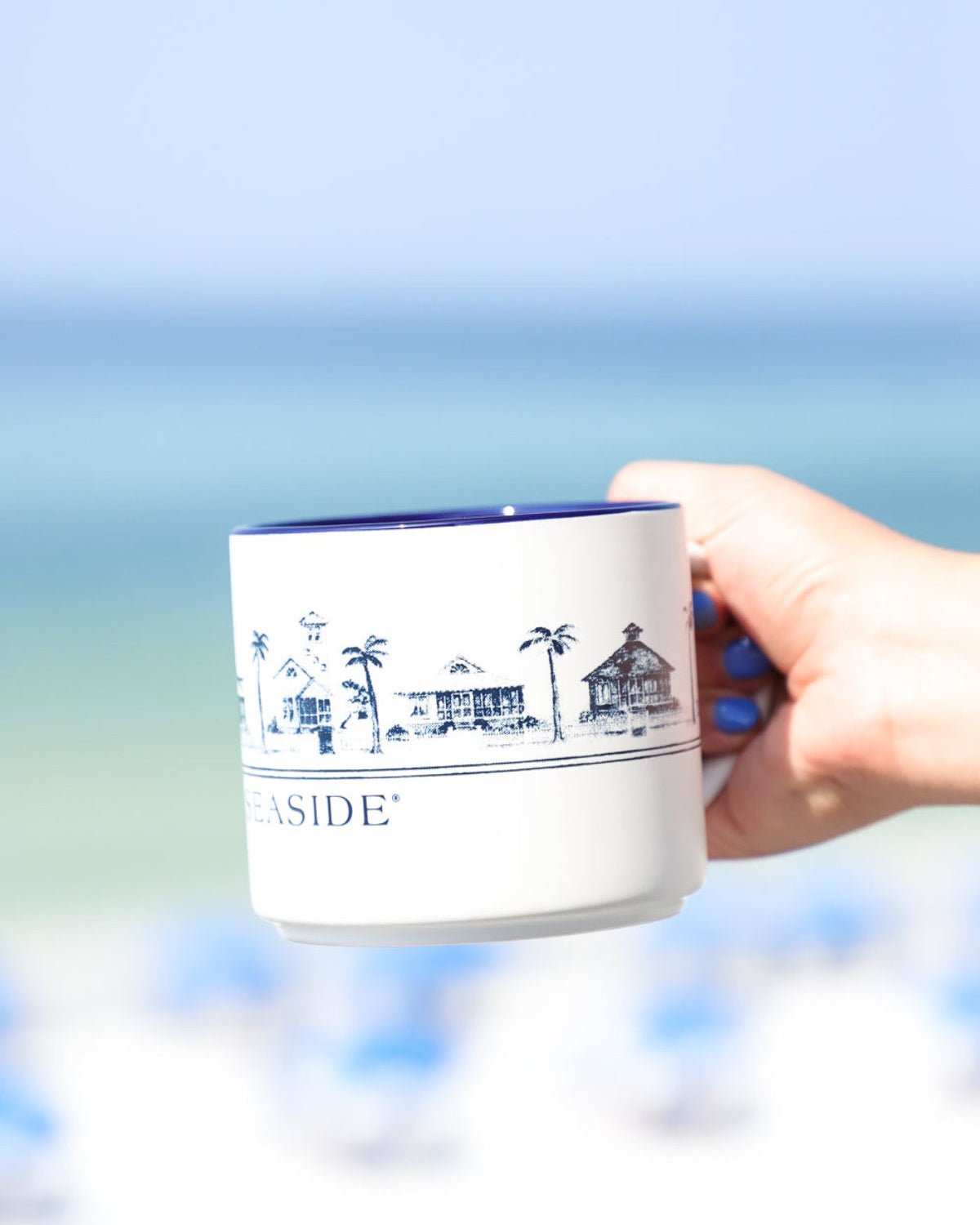 The Seaside Style Townscape Mug
