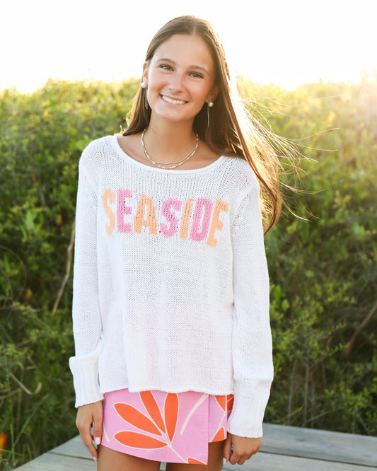 Sherbet Seaside Cotton Sweater Seaside Florida 30