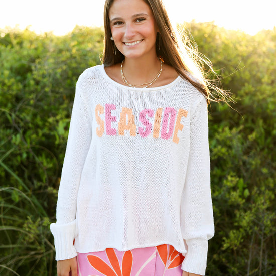 Sherbet Seaside Cotton Sweater Seaside Florida 30A