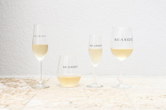 Acrylic Seaside Stemless Wine Glass