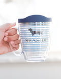 Seaside Stripe Tervis Mug with Lid
