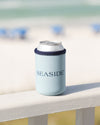 Blue Seaside Can Insulator