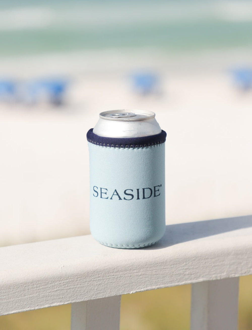 Blue Seaside Can Insulator