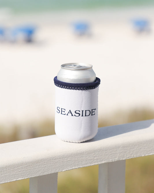 White Seaside Can Insulator