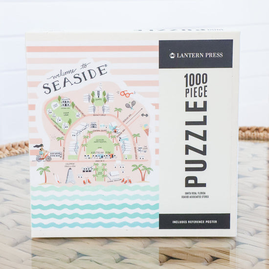 Seaside Florida Town Map Puzzle