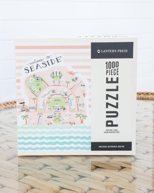 Seaside Florida Town Map Puzzle