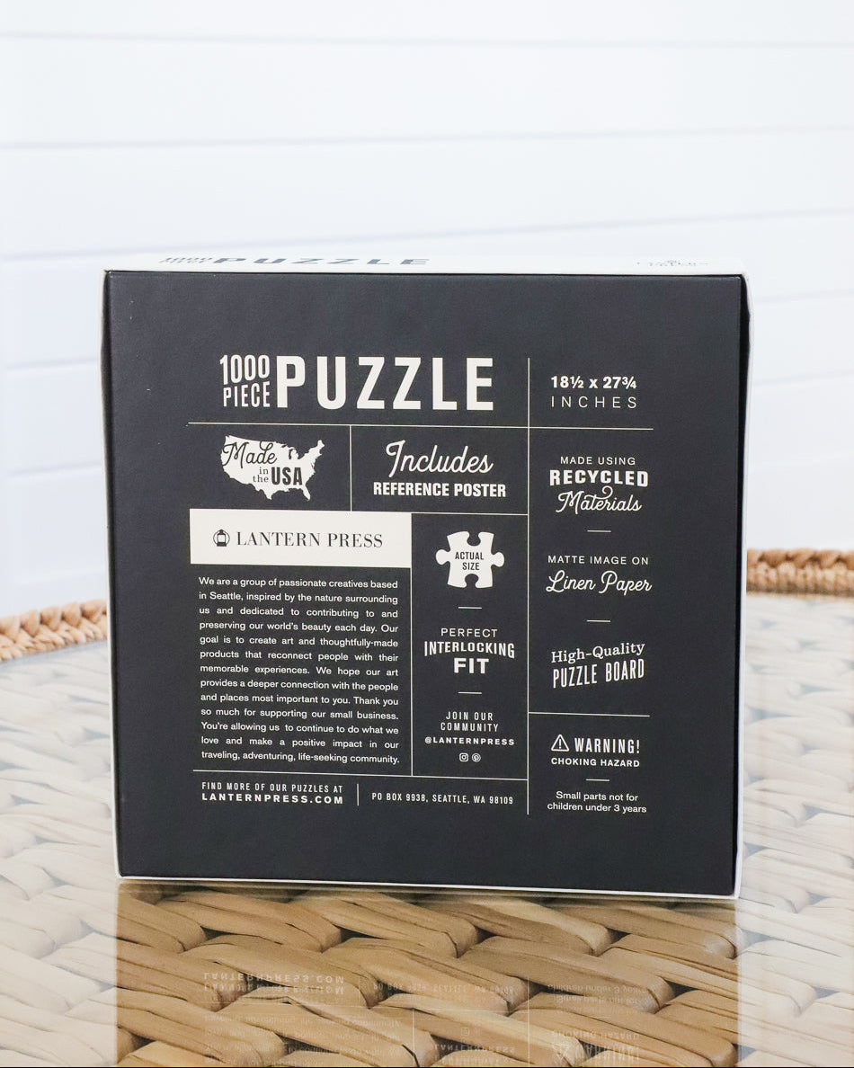 Seaside Florida Town Map Puzzle