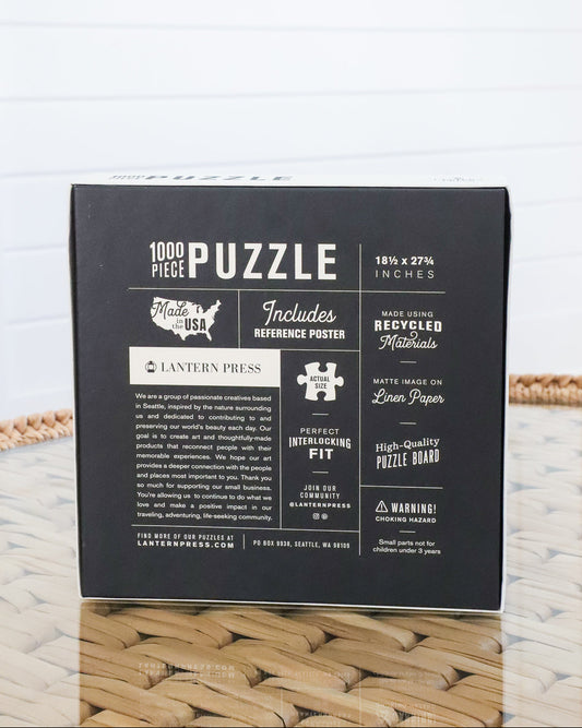 Seaside Florida Town Map Puzzle