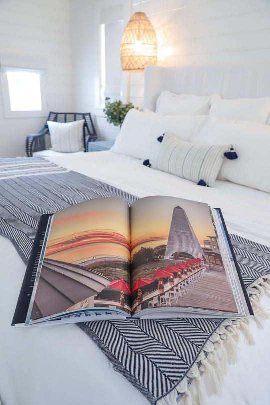 The Story of The Seaside Style Coffee Table Book – Navy Bud Cover