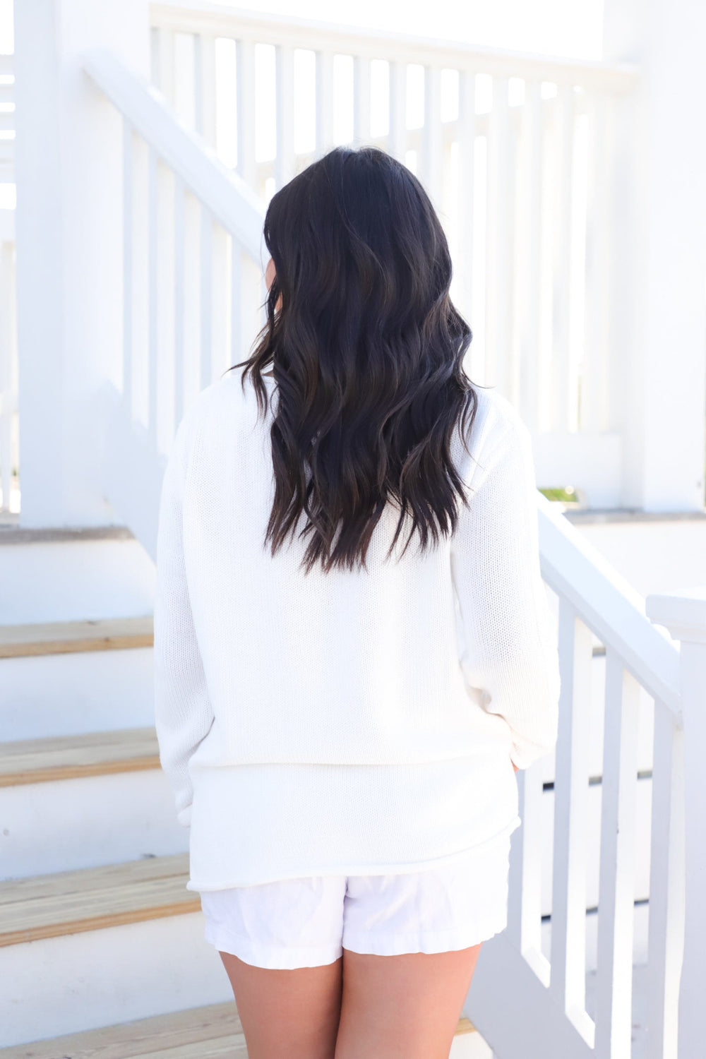 Ellsworth & Ivey Ivory Seaside Sweater