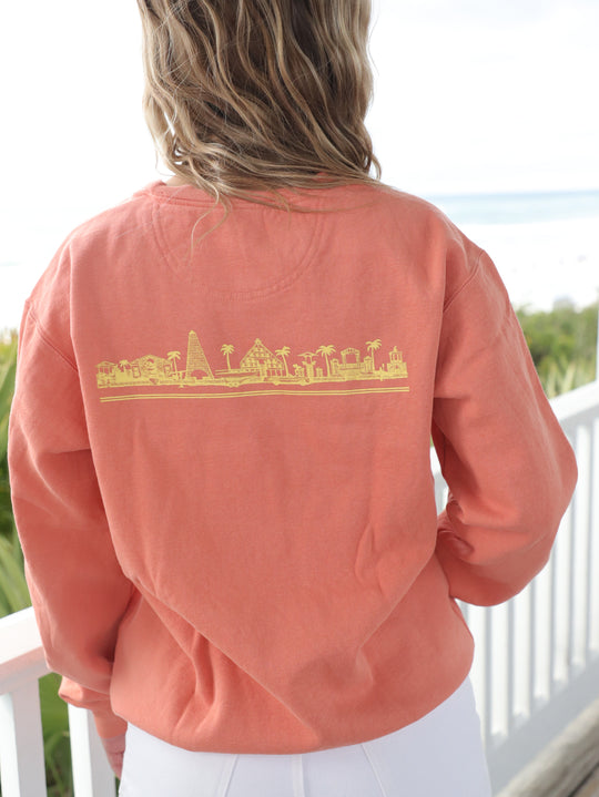 Terracotta Unisex Seaside Sweatshirt