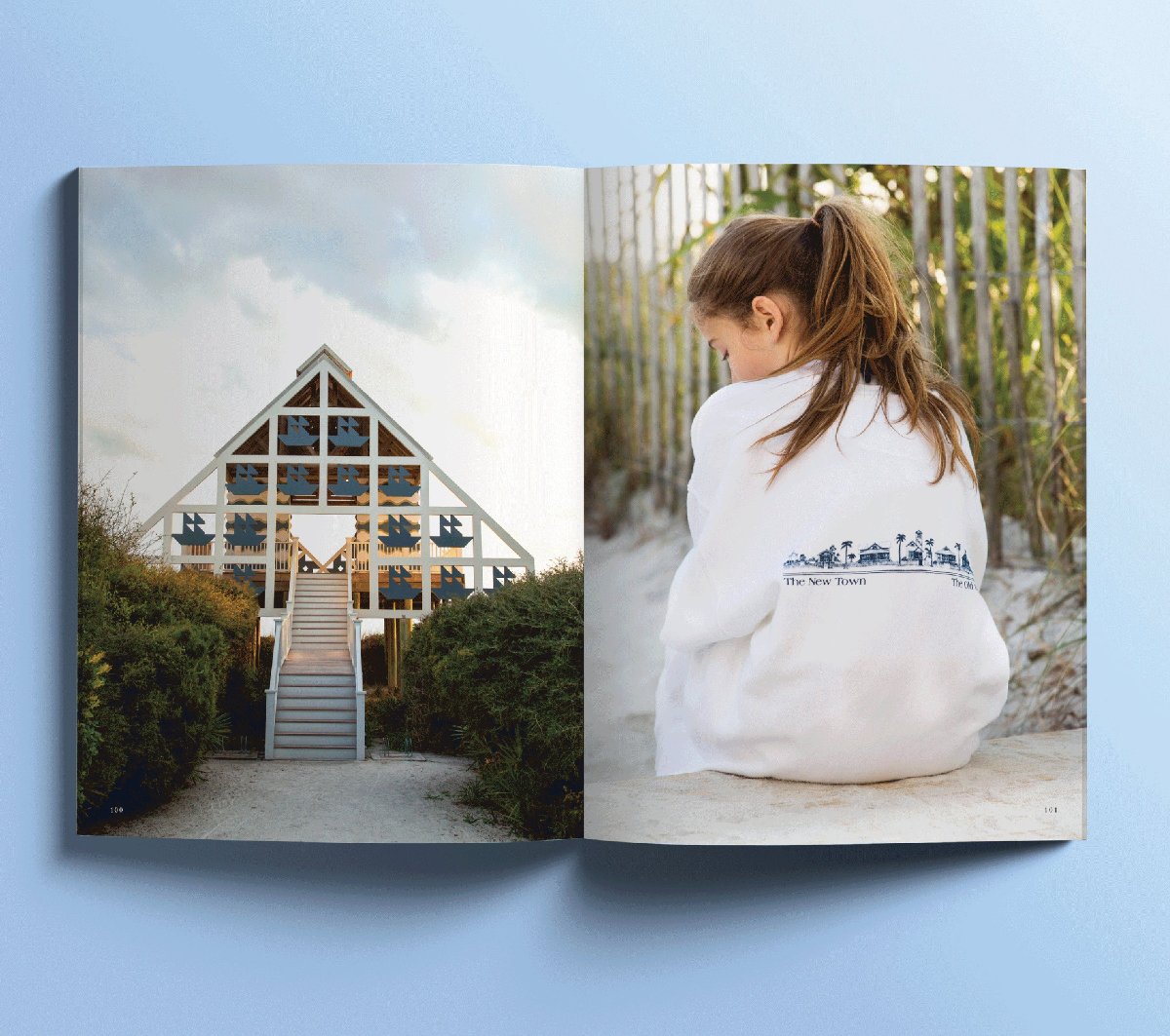 The Story of The Seaside Style Coffee Table Book - Navy Bud Cover