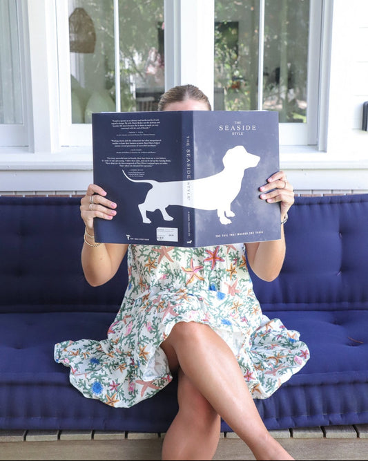 The Story of The Seaside Style Coffee Table Book – Navy Bud Cover