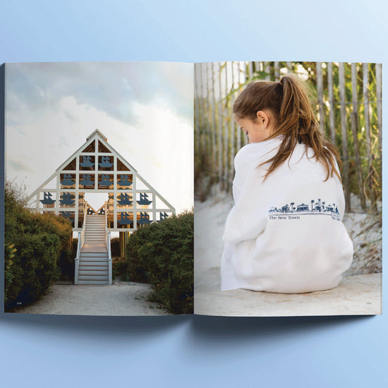 The Story of The Seaside Style Coffee Table Book – Striped Cover