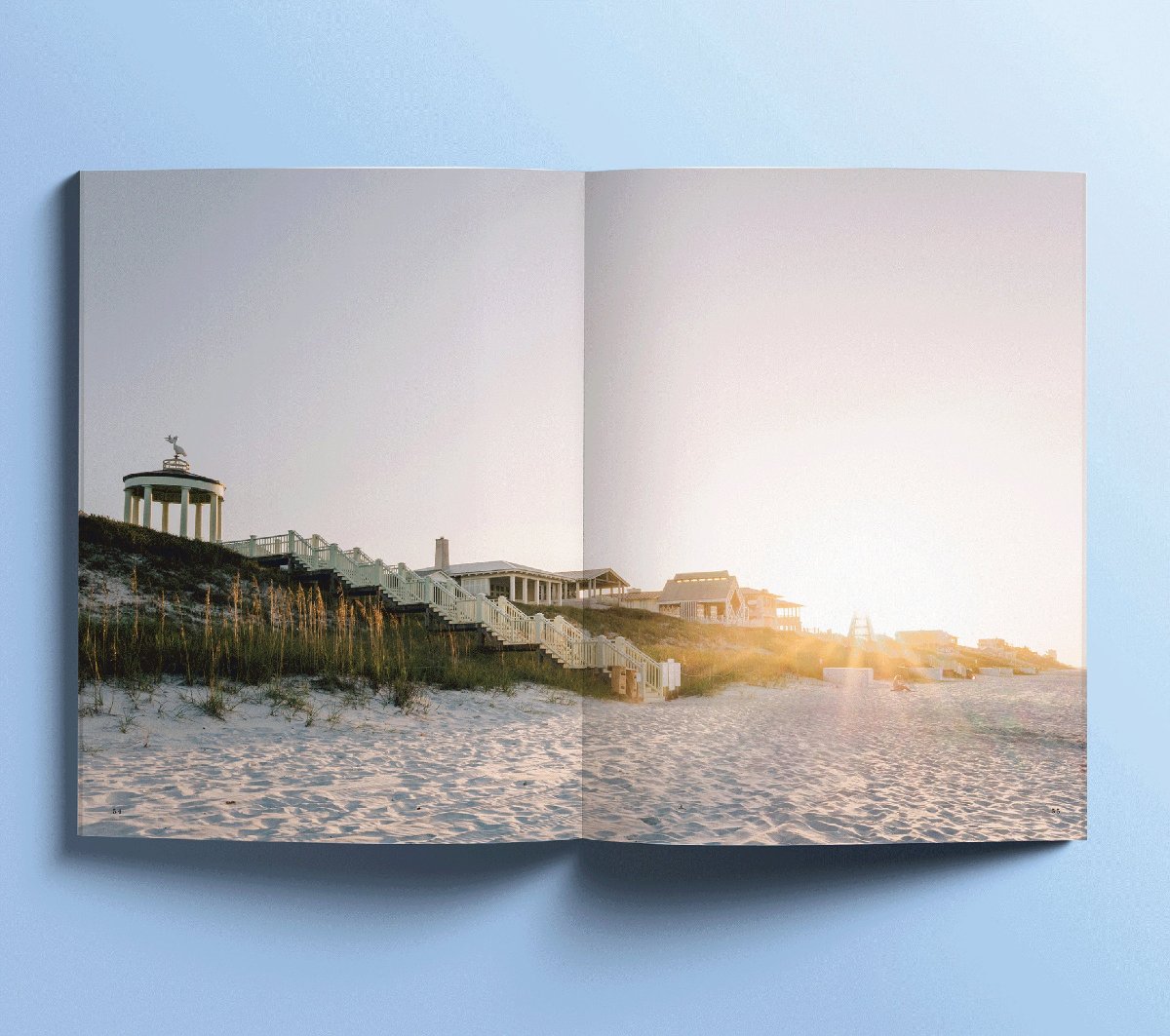 The Story of The Seaside Style Coffee Table Book - Striped Cover