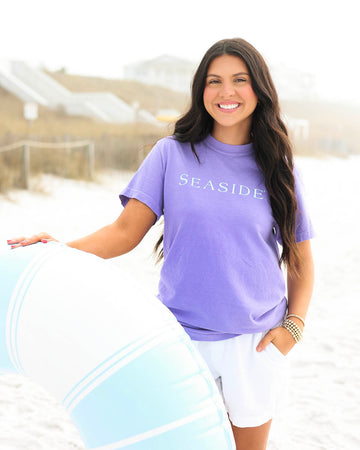 Violet Purple Shortsleeve Unisex Seaside Tee 30A