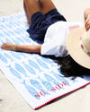 Weezie Aegean Tide Seaside Beach Towel 30A The Seaside Style