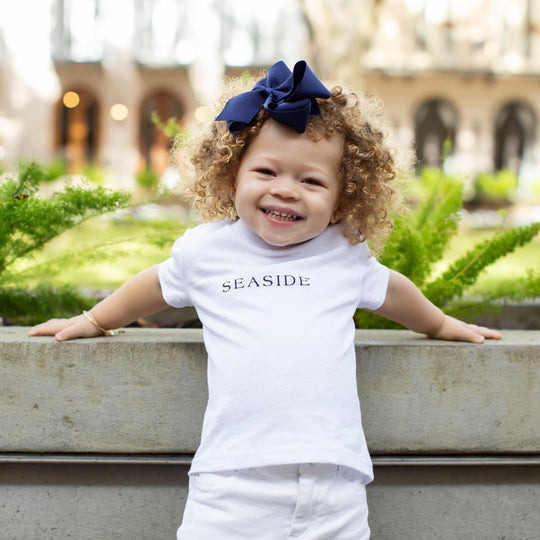 White Baby + Toddler Seaside Tee