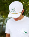 White Bud the Dachshund Seaside Golf Hat the seaside style 30a