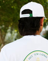 White Bud the Dachshund Seaside Golf Hat the seaside style 30a