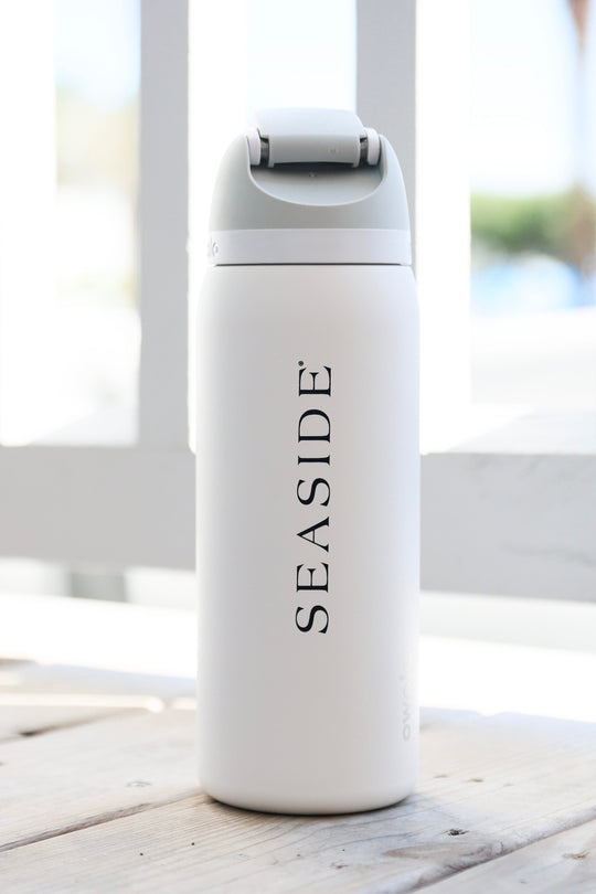 White Seaside FreeSip Tumbler Owala 