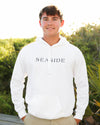 White Unisex Seaside Pullover Hoodie 30A Florida