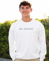 White Unisex Seaside Sweatshirt 30A Florida The Seaside Style