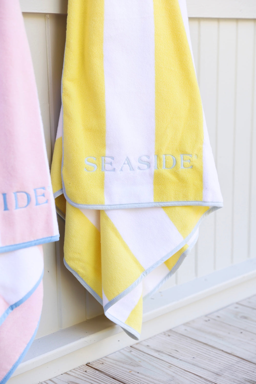 Yellow Stripe Weezie Seaside Florida Beach Towel The Seaside Style