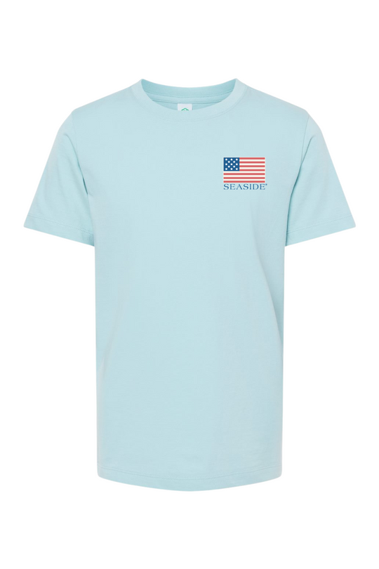 2025 Youth Chambray Seaside Fourth of July Tee