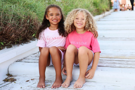 Blossom Pink Youth Shortsleeve Seaside Tee