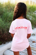 Youth Short sleeve Pink Seaside Tee