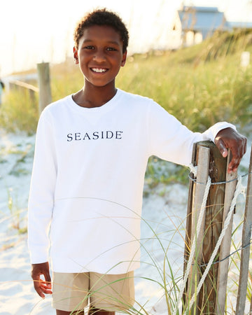 Youth White Seaside Sweatshirt