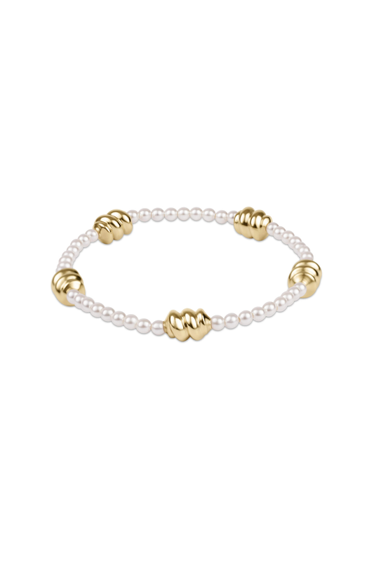 Enewton Admire Gold 3mm Pearl Bracelet