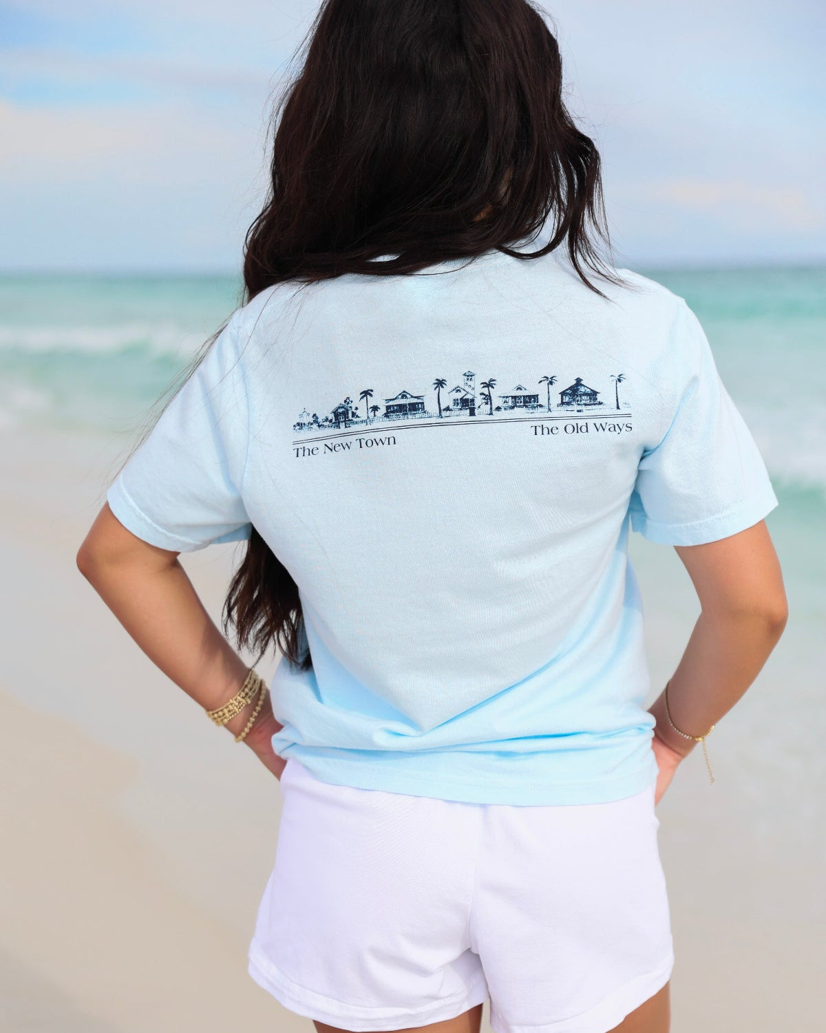 chambray shortsleeve seaside tshirt
