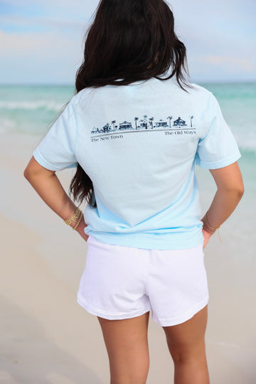 chambray shortsleeve seaside tshirt
