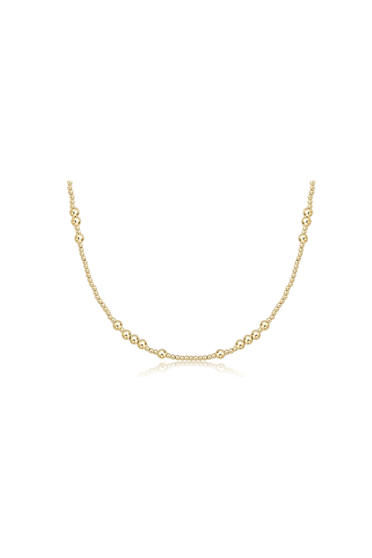 choker beaded hope unwritten gold