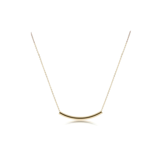 enewton 16" BLISS BAR SMOOTH GLD Necklace
